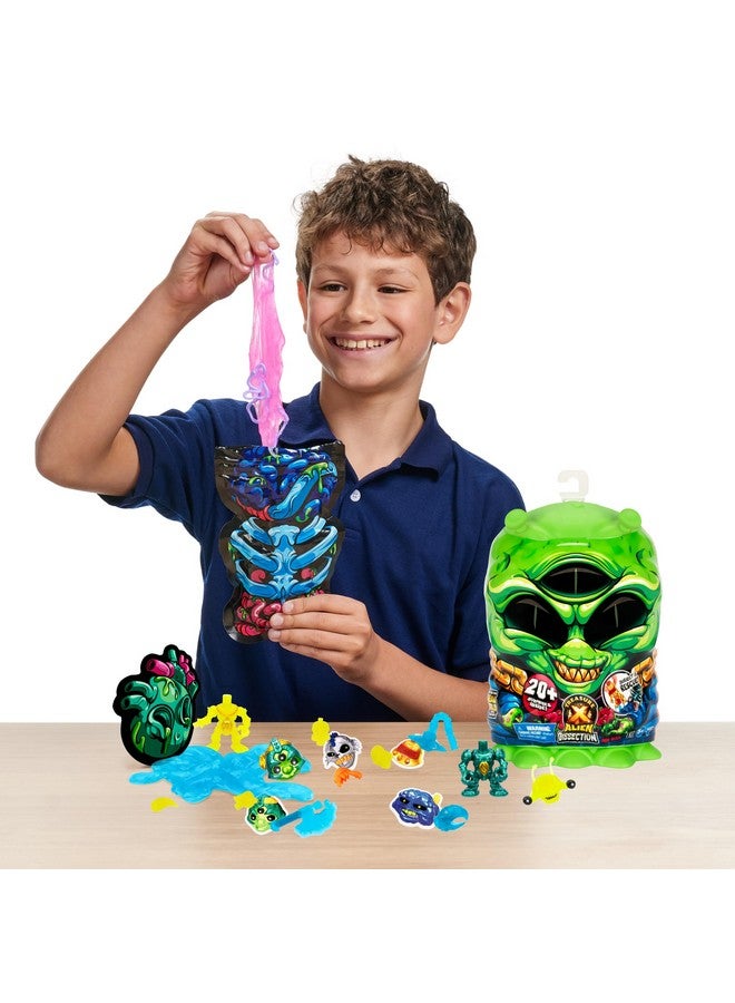 TREASURE X Mini Alien Dissection, Dissect The 8"" (20cm) Mini Alien to Reveal 20 + Surprises Hidden Within! 3 Different Mini Aliens to Collect and Dissect - Image 2