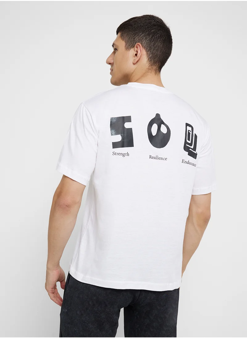 Seventy Five Graphic Oversized T-Shirt