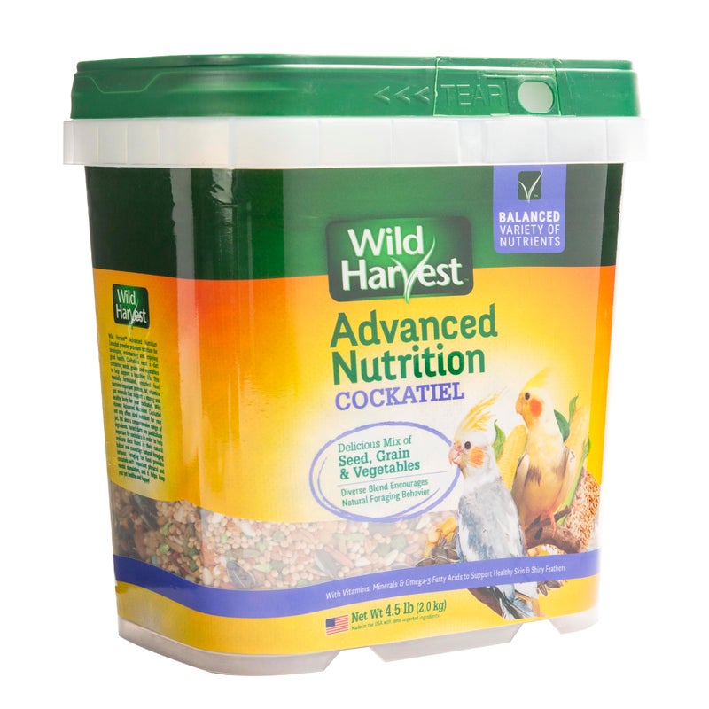 Wild Harvest WH-83541 Wild Harvest Advanced Nutrition Diet for Cockatiels, 4.5-Pound - Image 3