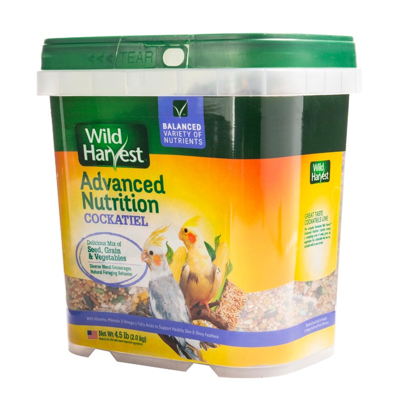 Wild Harvest WH-83541 Wild Harvest Advanced Nutrition Diet for Cockatiels, 4.5-Pound - Image 4