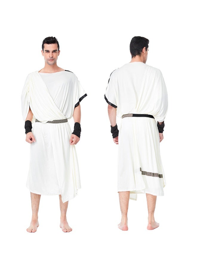 NIBEMINENT Medieval Roman men's style Ancient Greek mythological corset Arab prince costume - Image 1