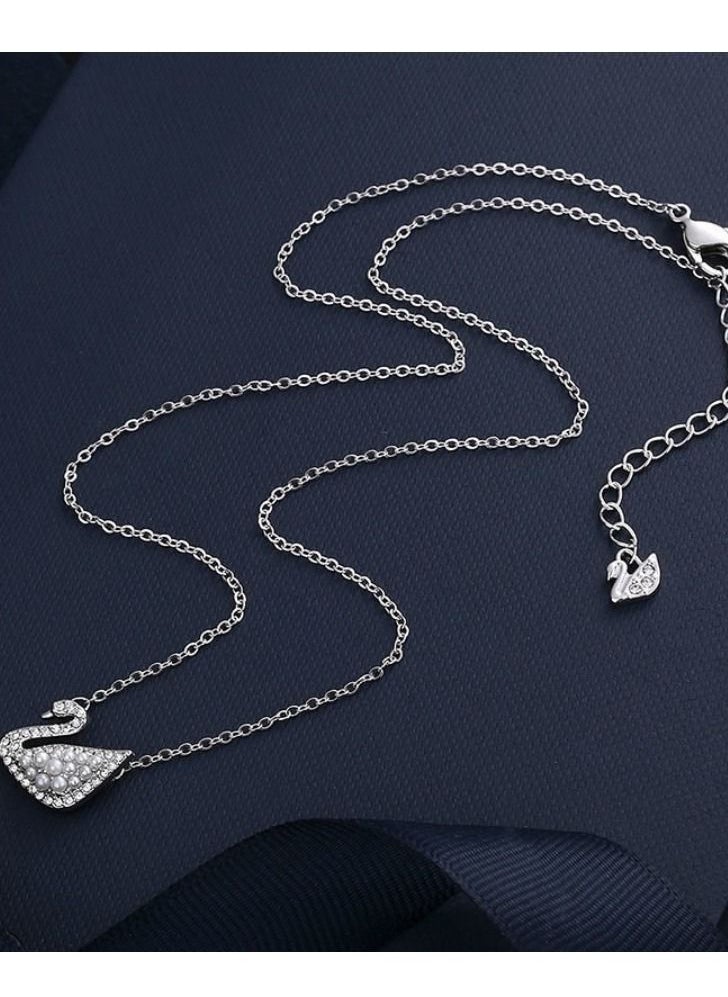 Chomel - Pearl Swan Necklace - Image 1
