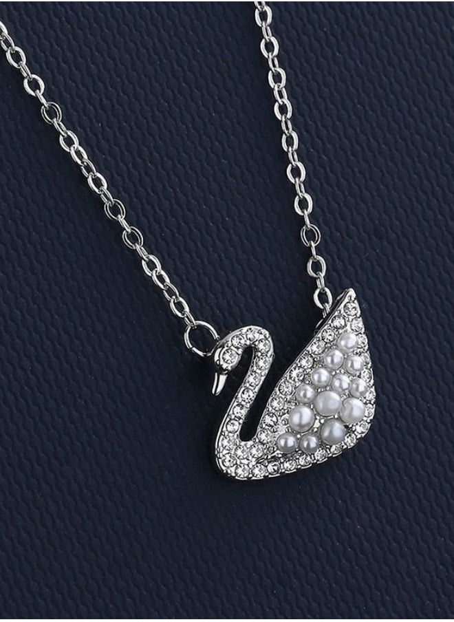 Chomel - Pearl Swan Necklace - Image 1