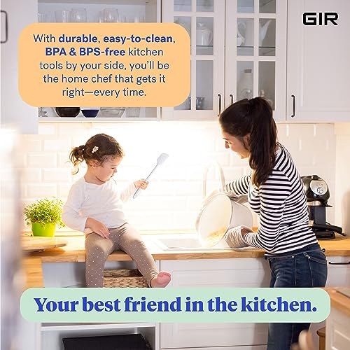 GIR: Get It Right 5 Piece Silicone Ultimate Kitchen Utensils Set - Ladle, Spatula, Flip, Spoon & Spoonula - Non-Toxic Cooking Utensils for Nonstick Cookware, Cooking and Baking - Studio White - Image 4