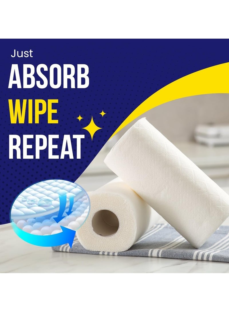 Maxi Supercarta 3-Ply Kitchen Paper Towels, Pack of 3, 210 x 216mm per Sheet, Soft and High Absorbent - Image 5