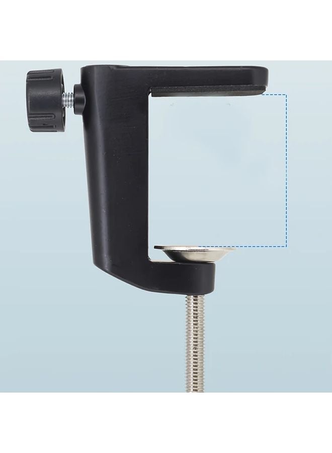 AK 48 Black Heavy Duty Adjustable Microphone Arm Stand With Cable Management - Image 5