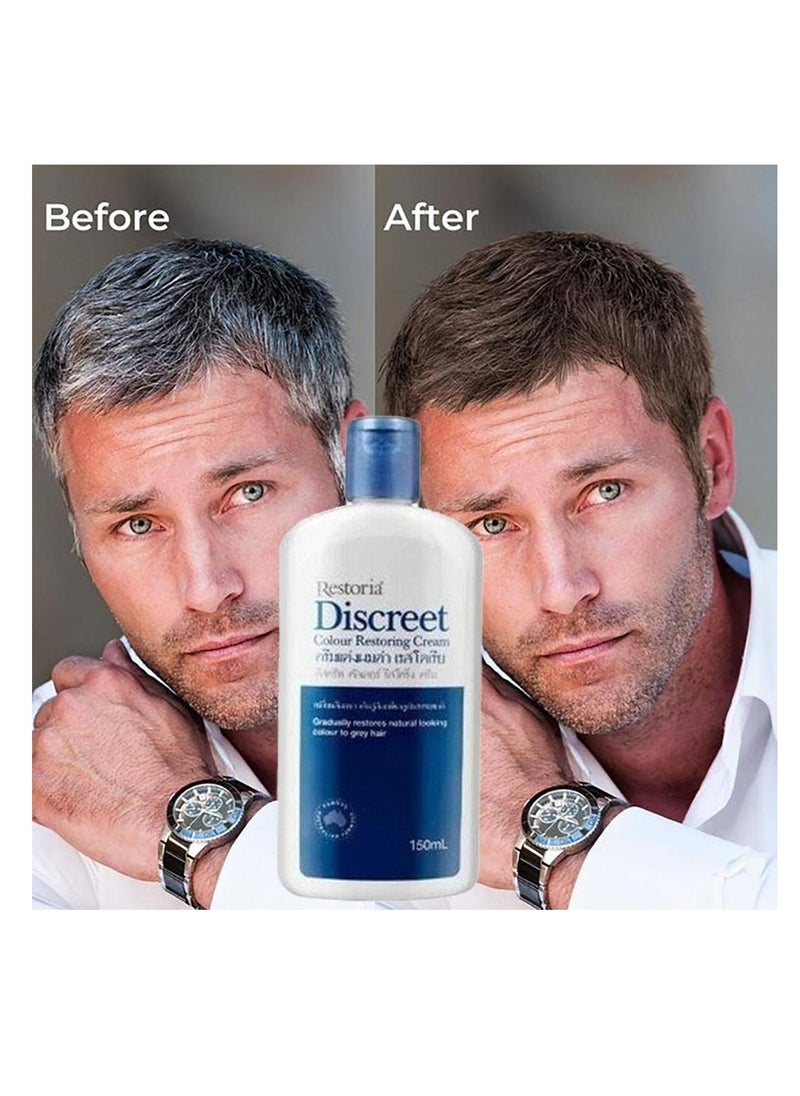 Restoria Discreet Restoria Discreet Hair Colour Restoring Cream 150ml  - Image 2