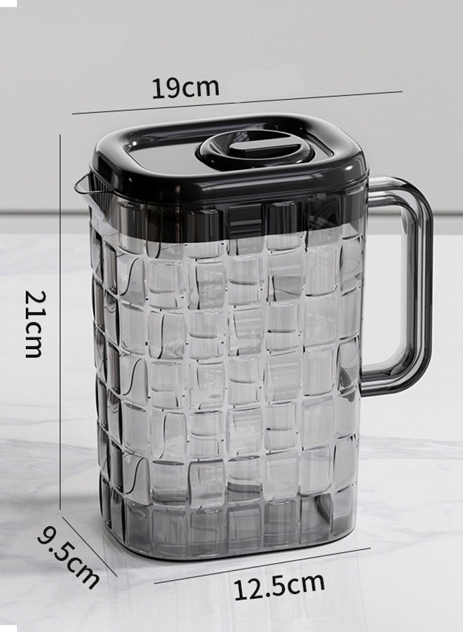 مجموعة أباريق مياه بلاستيكية سعة 2 لتر مع 3 أكواب لتخمير الشاي ومشروبات العصير والمشروبات الأخرى - Image 5