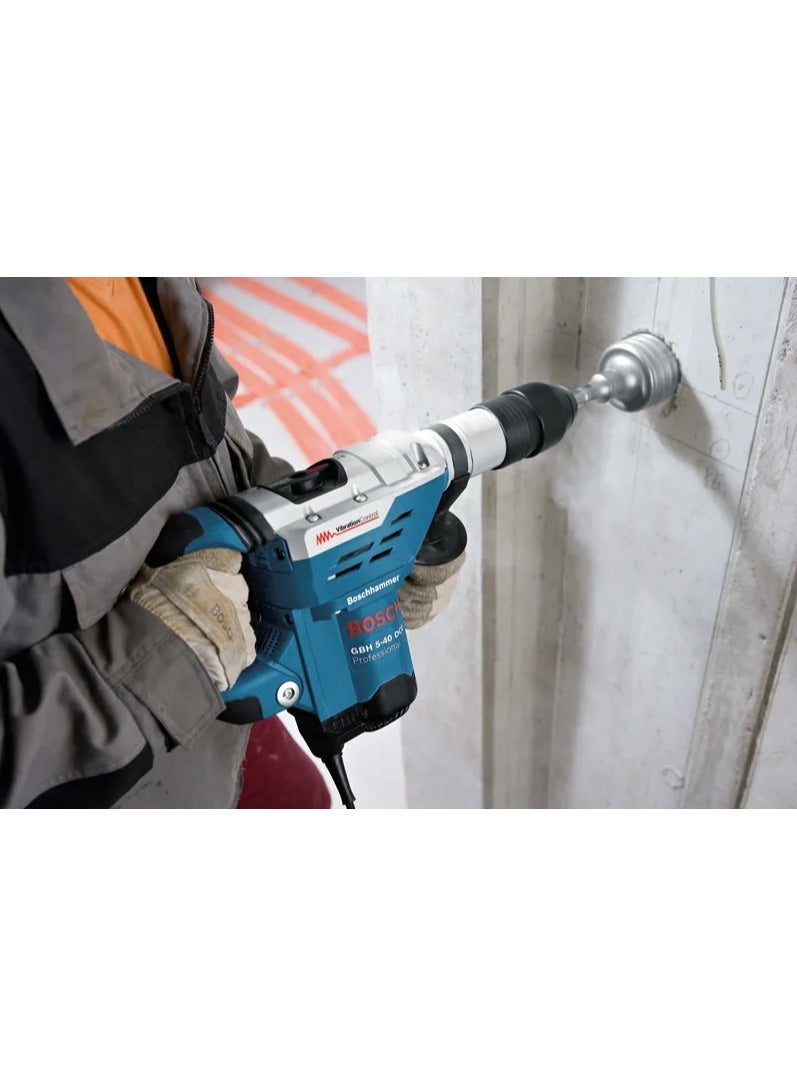 بوش شاكوش تكسير وتخريم بوش 40 مم، 1100 وات، قوة الطرق 8.8 جول، وزن 5 كجم – BOSCH GBH 5-40 DCE – احترافي للأعمال الشاقة - Image 4