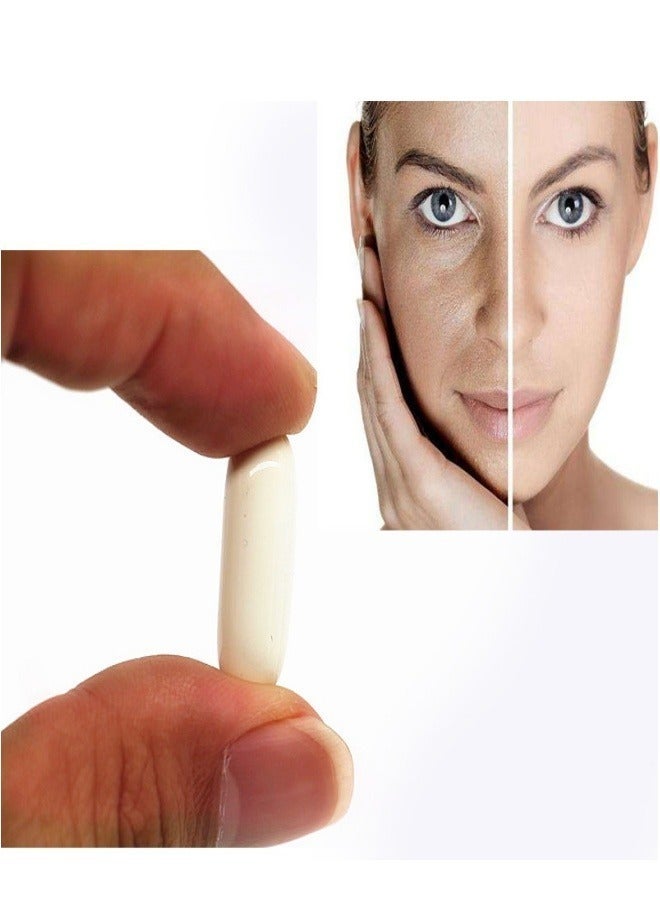 DAZZEL Glutathione Whitening Pills 60 Capsules 5000 Mg Effective Skin Lightening Supplement Dark Spots Melasma And Acne Scar Remover - Image 2