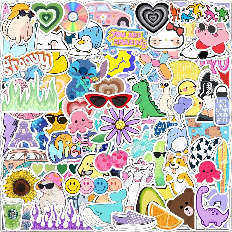 Paper9store Pack of 90+ Gaming Stickers for Laptop, Gamer Stickers Bike Helmet, Gaming Console, Guitar, Mobile Case etc Includes Popular Single/Multi Players Game Characters (VSCO Aesthetic)
