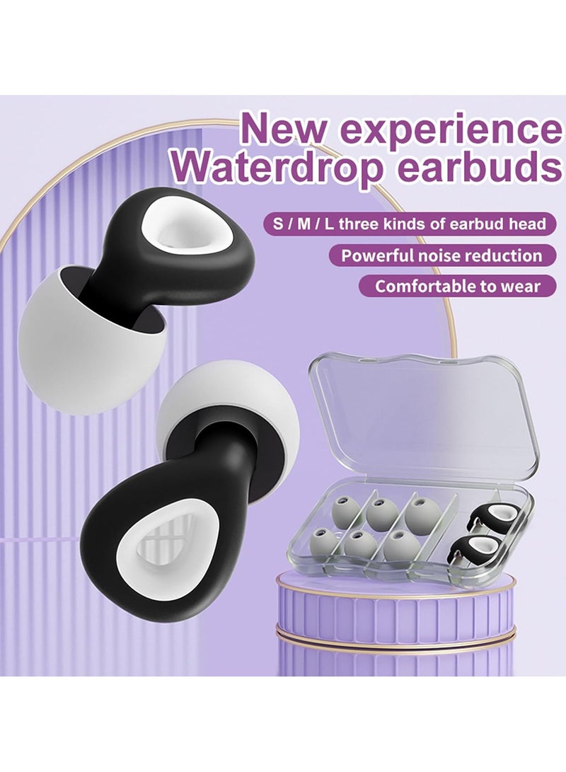 Generic Portable Noise Reduction Ear Plugs Sleeping Noise Reduction Ear Plug Soft and Not Easy to Fall Off Reusable Earplugs for Concerts Work Airplanes Musicians  - Image 4