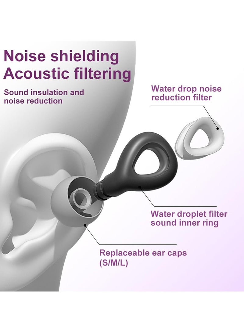 Generic Portable Noise Reduction Ear Plugs Sleeping Noise Reduction Ear Plug Soft and Not Easy to Fall Off Reusable Earplugs for Concerts Work Airplanes Musicians  - Image 5