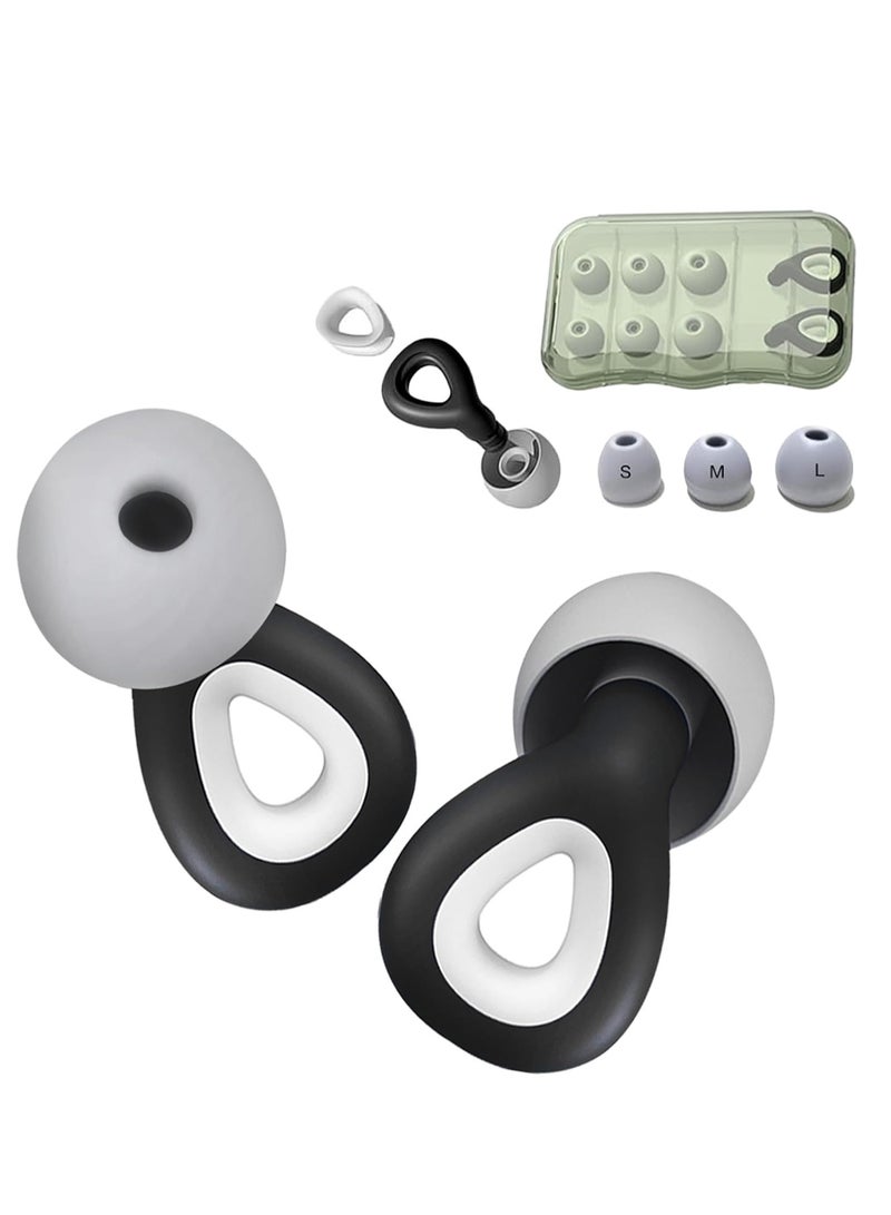 Generic Portable Noise Reduction Ear Plugs Sleeping Noise Reduction Ear Plug Soft and Not Easy to Fall Off Reusable Earplugs for Concerts Work Airplanes Musicians  - Image 1