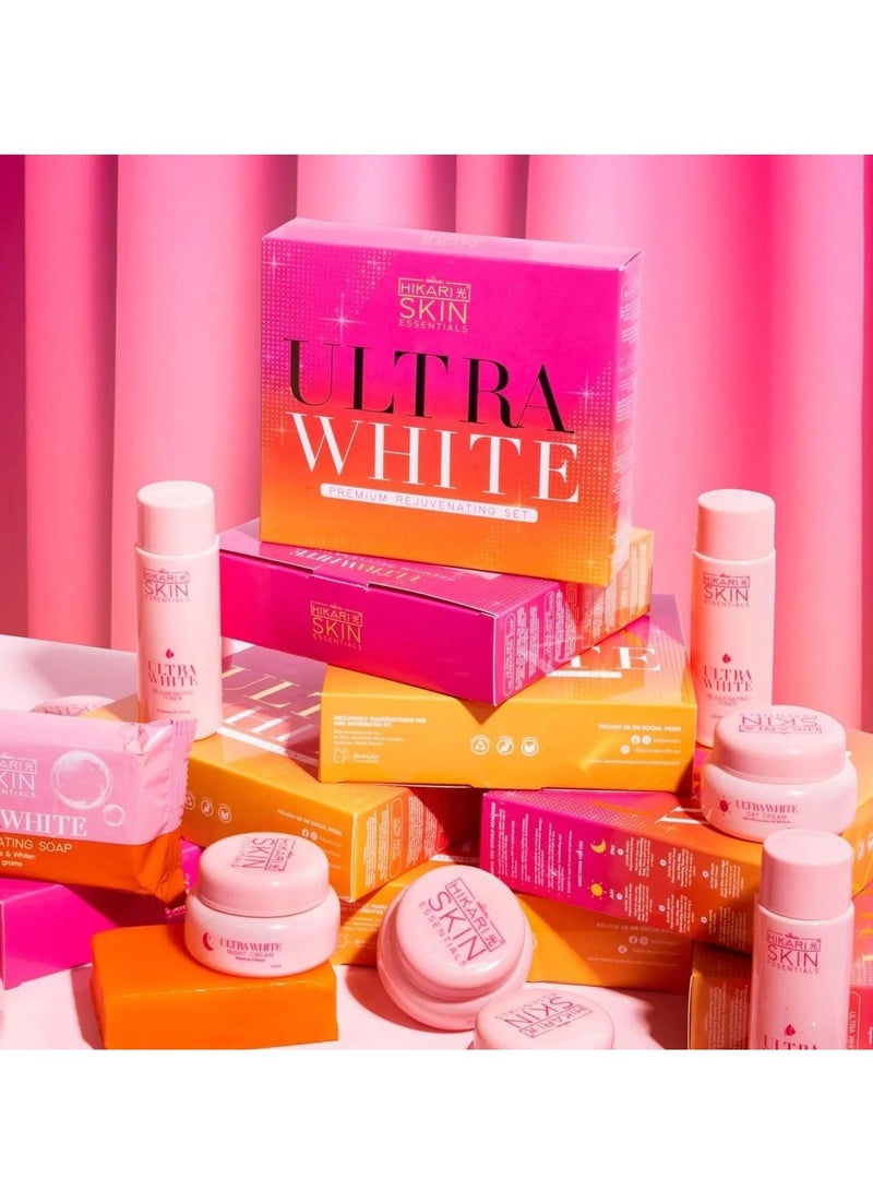 Hikari Skin Essentials Ultra White Premium Rejuvenating Set - Image 3