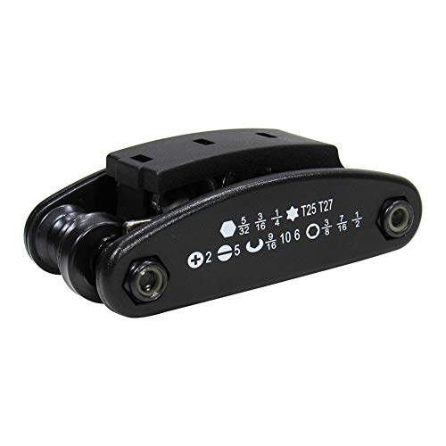 Pit Posse PP2828H Compatible with Harley Davidson Folding Tool Set 12 in 1 SAE Motorcycle Tool - Image 4