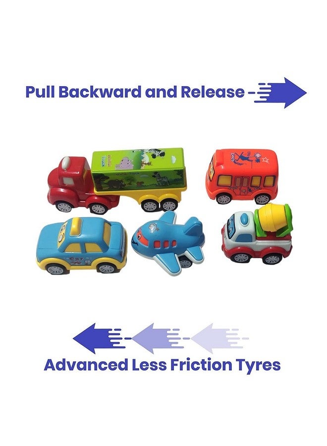 Prime Deals Prime Deals Unbreakable Pull Back Vehicles| Push And Go Crawling Toy For Kids & Children, Power Friction Cars For 3+ Years Old Boys|Girls (Pack Of 3) - Multicolor  - Image 5