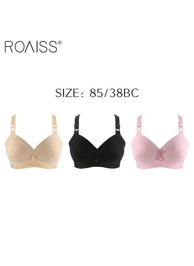 3 Bras Without Steel Rims Thin Pure Cotton Boneless Underwear Adjustable Shoulder Strap 4 Rows 3 Hook - pzsku/Z0C73B16C07C0A7726F00Z/45/_/1721879160/3ee1cee3-52da-4904-8730-442b75f50790