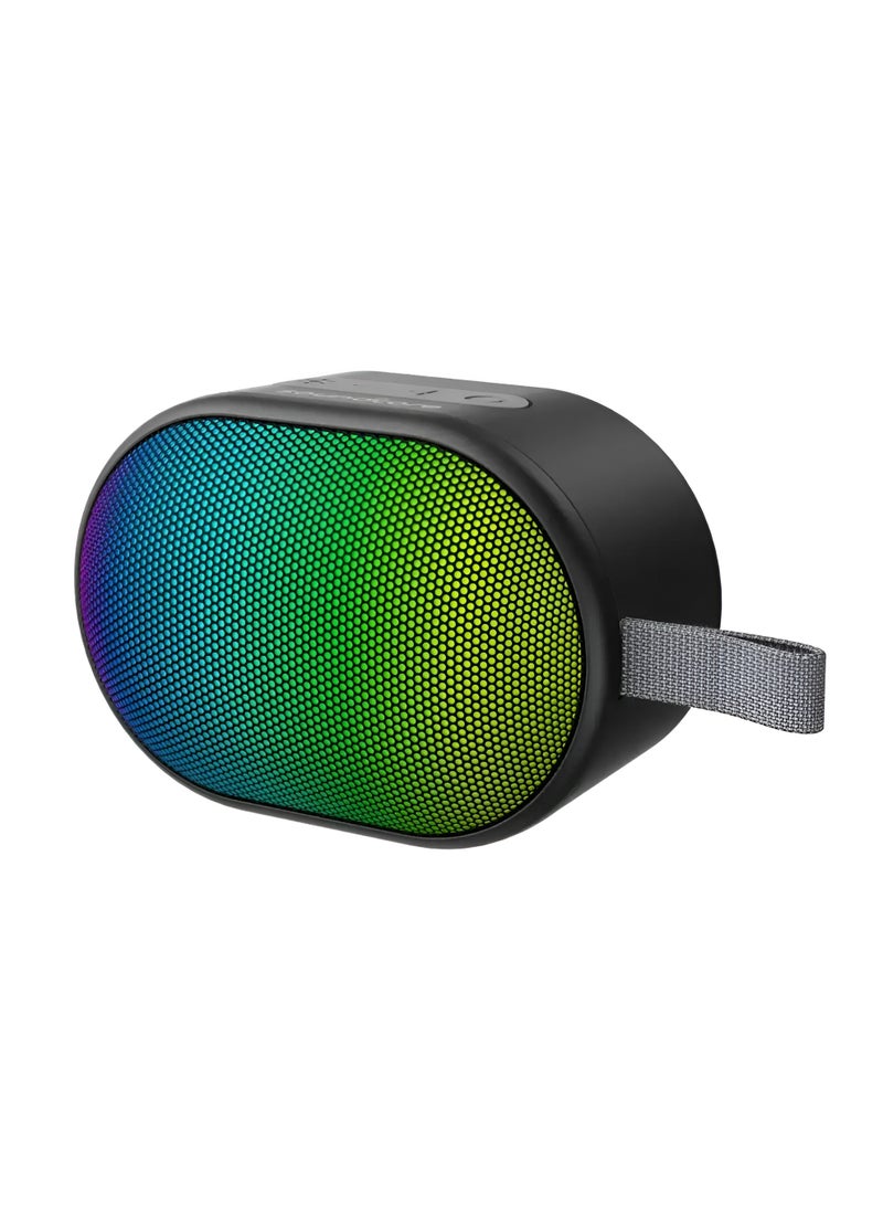 A31A0 Portable Bluetooth Speaker - Powerful 6W Sound, 10 Hours - Multiple Lighting Effects - Lightweight Design with Carrying Strap - Image 1
