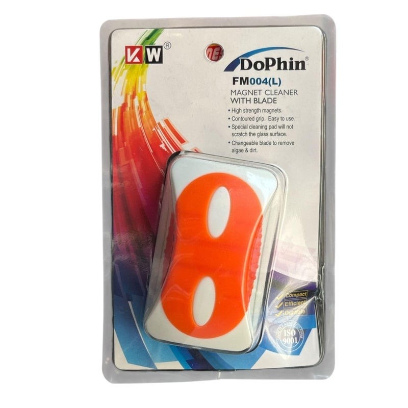 TUNAI Dophin FM003(L) Magnet Cleaner for Aquarium Fish Tank | Innovative Tool | High Strength Magnets | Contoured Grip | (Original from Store) - Image 2