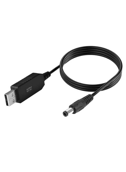 USB DC 5V to 12V Cable Power Any Router Emergency