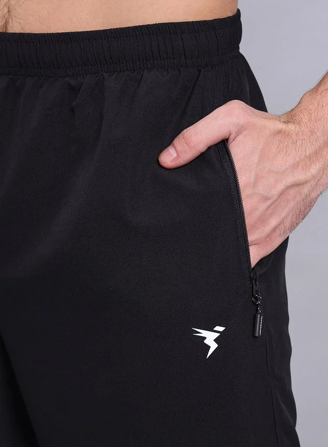 Technosport Solid Woven Track Pants by Styli