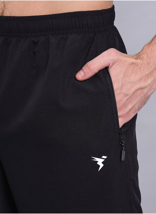 Technosport - Solid Woven Track Pants by Styli - Image 1