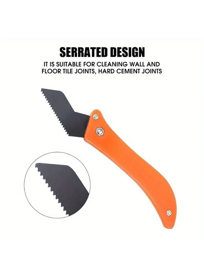 1 Knife Carbide Grout Removal Tool For Tile Wall Floor Scraping Wallpaper Paint - Image 5