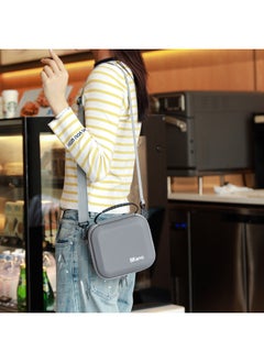 Generic Bkano Is Suitable For DJI Neo Bag For DJI Neo Cosmetics Bag Storage Box Stand-Alone Version Bag Stand-Alone Bag Portable Bag-Color:Neo Stand-alone Version Gray Pu Shoulder Storage Box-Size:About 17.5*16*8.9cm  - Image 4