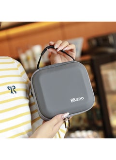 Generic Bkano Is Suitable For DJI Neo Bag For DJI Neo Cosmetics Bag Storage Box Stand-Alone Version Bag Stand-Alone Bag Portable Bag-Color:Neo Stand-alone Version Gray Pu Shoulder Storage Box-Size:About 17.5*16*8.9cm  - Image 3