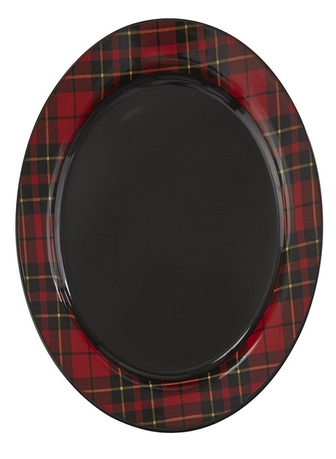 Park Designs Black Sportsman Plaid Dinner Plate Set of 4 - Image 1