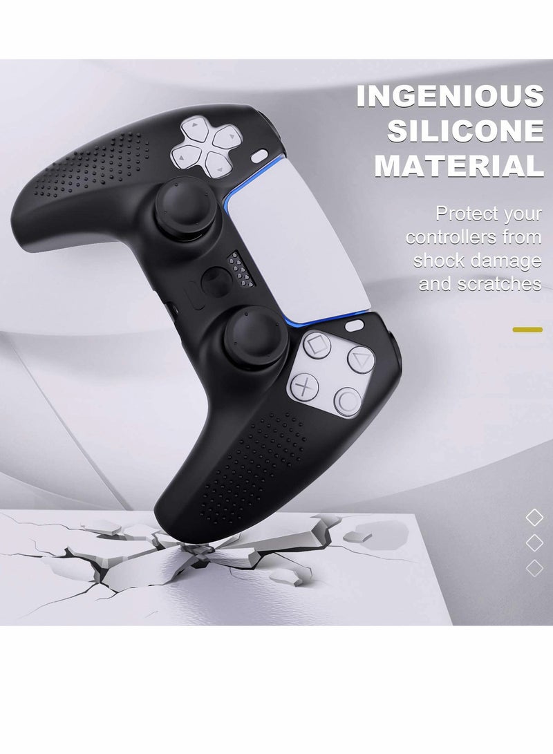 PS5 Controller Skin Case, Anti,Slip Silicone Cover with 8 Thumb Grip Caps for Enhanced Gaming - Image 5