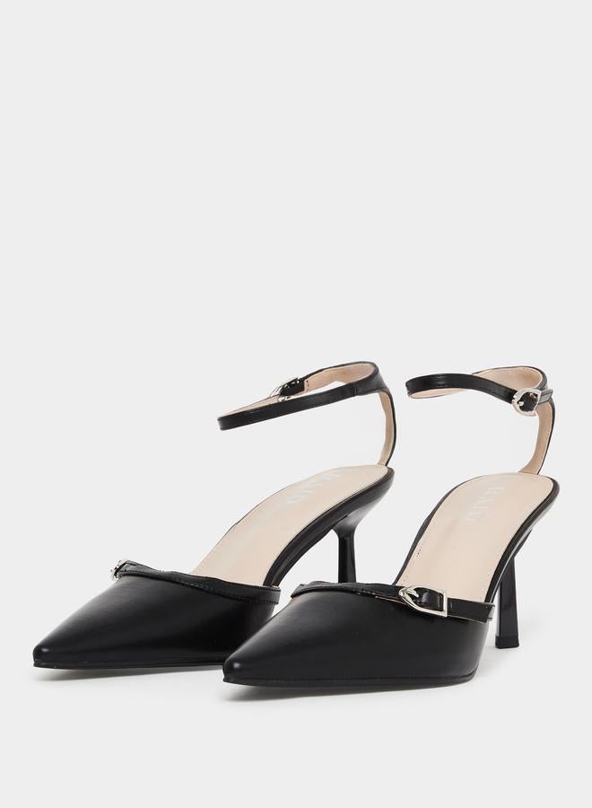 ريد حذاء بمقدمة مدببة ورباط للكاحل - Image 2