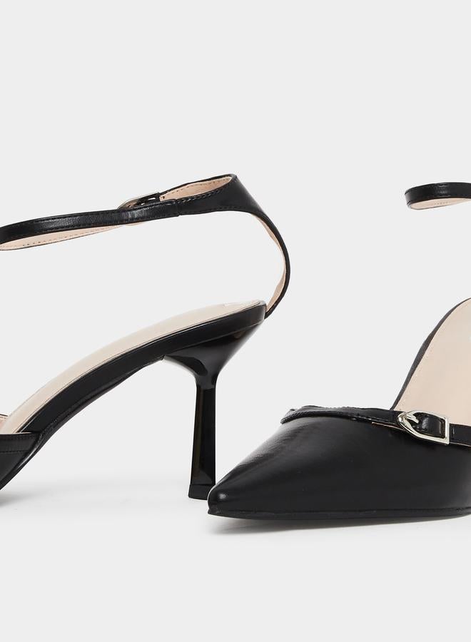 ريد حذاء بمقدمة مدببة ورباط للكاحل - Image 3