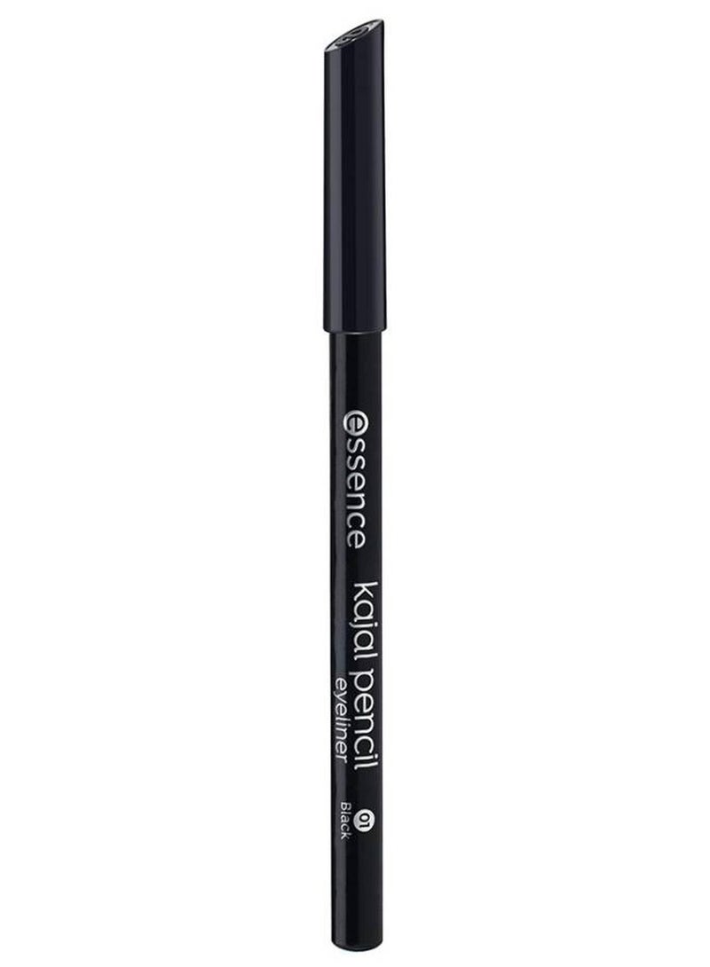 Essence I Love Extreme Crazy Volume Mascara Black 01 & Kajal Pencil 01 Black | Smooth Glide Eye Pencil | Long Lasting Waterproof Kajal | Easy to Apply & Blend | Smudge Resistant Matte Finish | Everyday Eye Makeup Essential | 1g 01 Black & Eyeliner Pen Elp-01 Black Bundle - Image 3