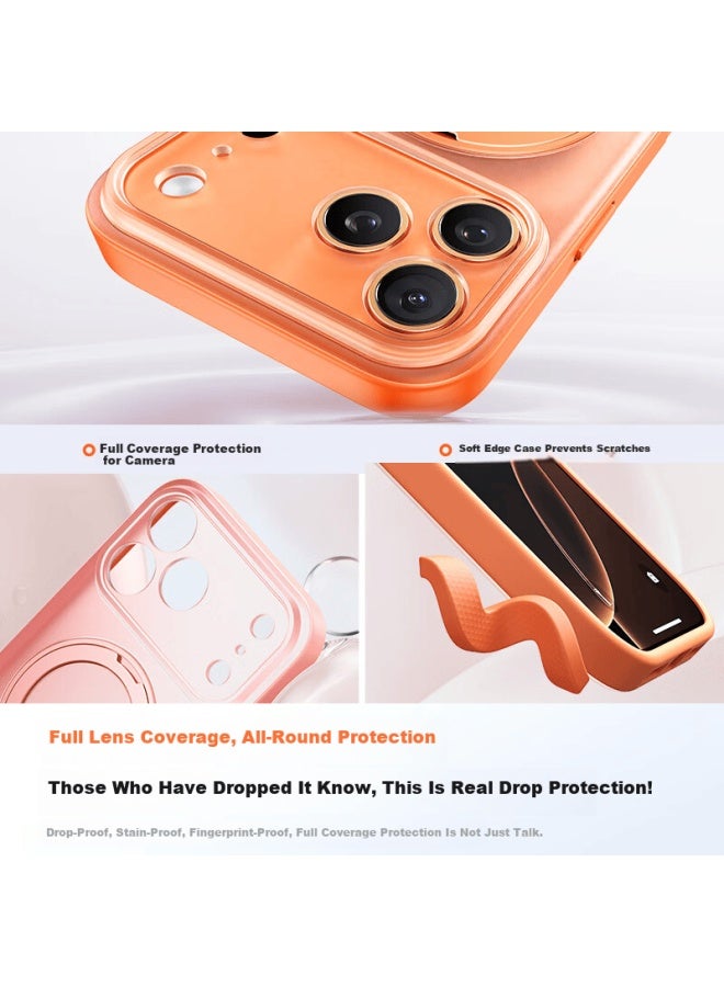 Kumeng Coolmang Pivot Case For Iphone 17 Matte Magnetic Premium Protective Full-cover Stand Shockproof Magsafe Charging Case Uni - Image 4