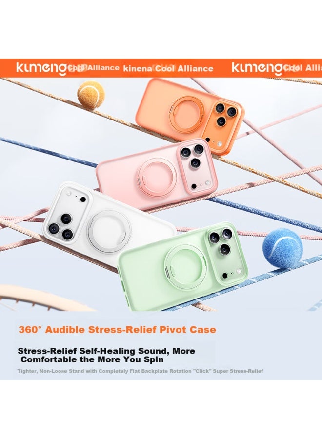 Kumeng Coolmang Pivot Case For Iphone 17 Matte Magnetic Premium Protective Full-cover Stand Shockproof Magsafe Charging Case Uni - Image 1