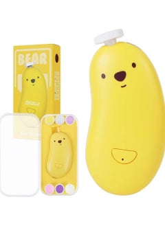 Oasisgalore 1 Set Yellow Electric Rechargeable Baby Nail File  - Image 1