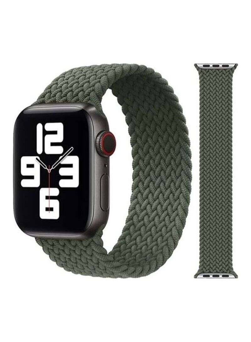 بورتوني حزام بديل مضفر من النايلون لسلسلة Apple Watch 1/2/3/4/5/6 / SE 42-44 مليمتر 42-44milimeter - Image 1
