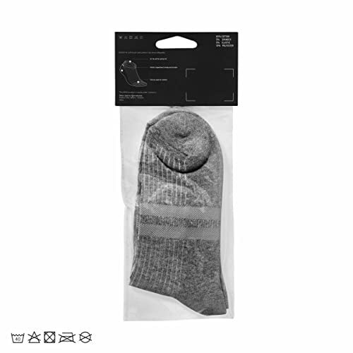 HEAD HSK-75 Cotton Ankle Socks For Mens, Size - Mens, Colour - Grey - Image 5