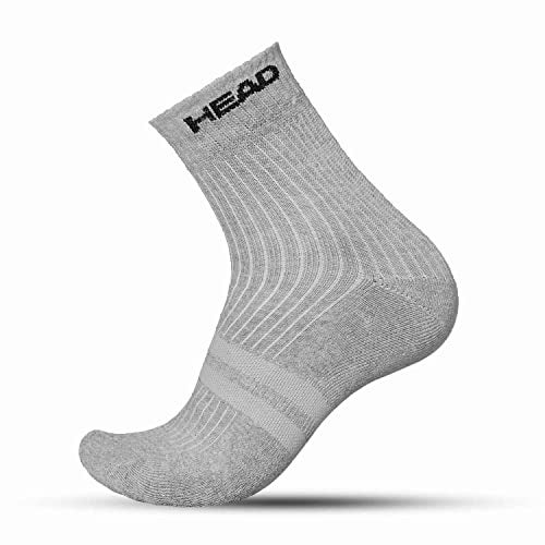 HEAD HSK-75 Cotton Ankle Socks For Mens, Size - Mens, Colour - Grey - Image 1