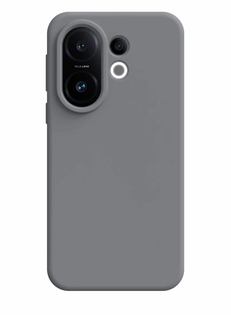 general Case Compatible with VIVO X200 FE 2025, Liquid Silicone Gel Rubber Bumper Case with Soft Microfiber Lining Cushion Slim Shockproof Anti-drop Cover