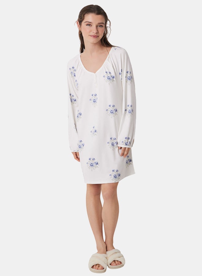 women'secret Long Nightgown In Soft Jersey-Knit Fabric  - Image 1