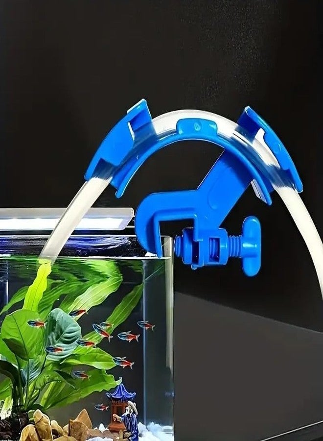VAYINATO® 1 Pcs (Screw Type) Aquarium Supplies Fish Tank Hose Holder, Water Pipe Fixed Clamp Clip for Fish Tank - Stable & Scratch-Free by Petzlifeworld - Image 1
