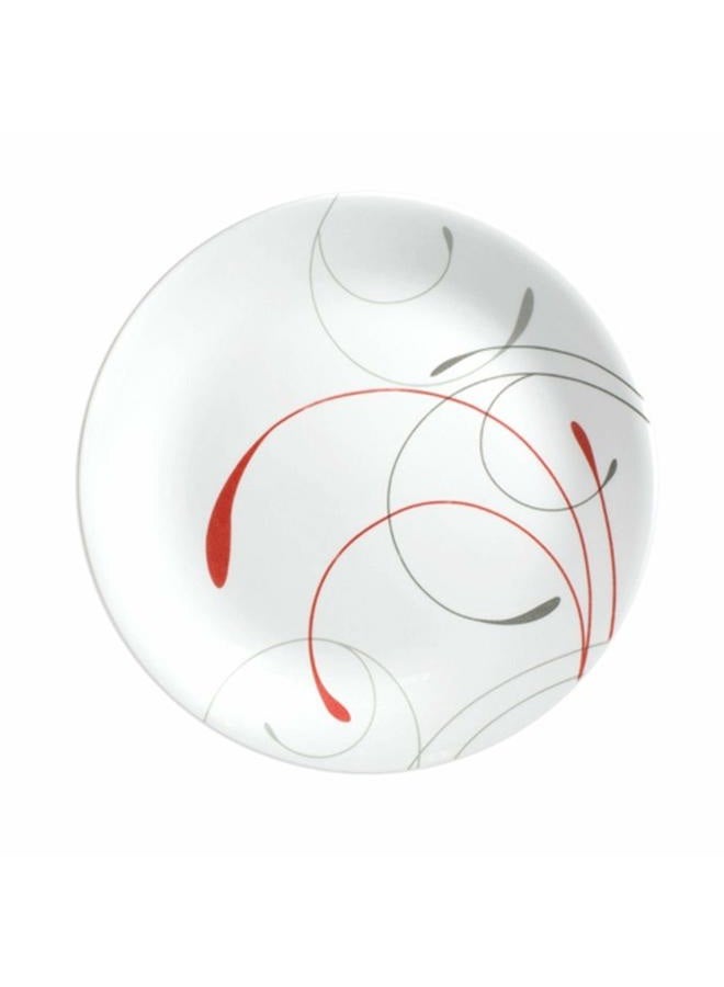 Corelle طقم أدوات المائدة فيتريل سبليدور 18 قطعة - أبيض أحمر - Image 3
