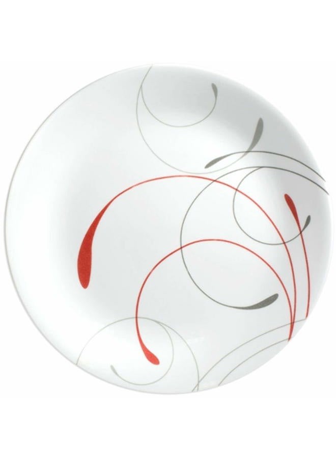 Corelle طقم أدوات المائدة فيتريل سبليدور 18 قطعة - أبيض أحمر - Image 2