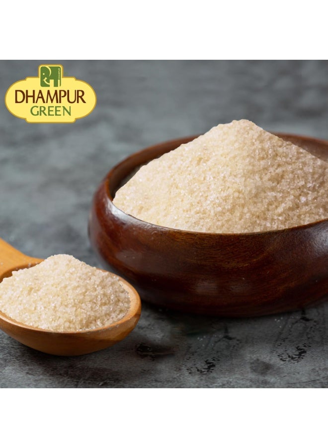 DHAMPURGREEN Organic Desi Khand Khandsari Sugar, 800g| Organic Unrefined Raw Cane Sugar | No Chemicals Preservatives | Sulphurless - Image 3