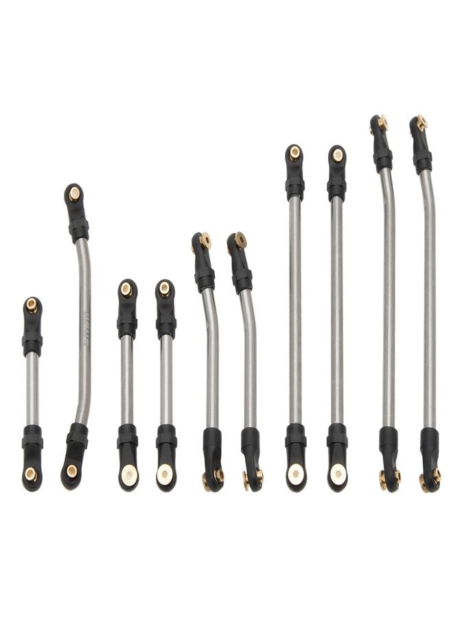 MEUS RACING SCX24 Links Titanium High Clearance Chassis Links & Steering Links Set for Axial SCX24 Gladiator AXI00005 1/24 RC Crawler(Titanium Alloy) - Image 5