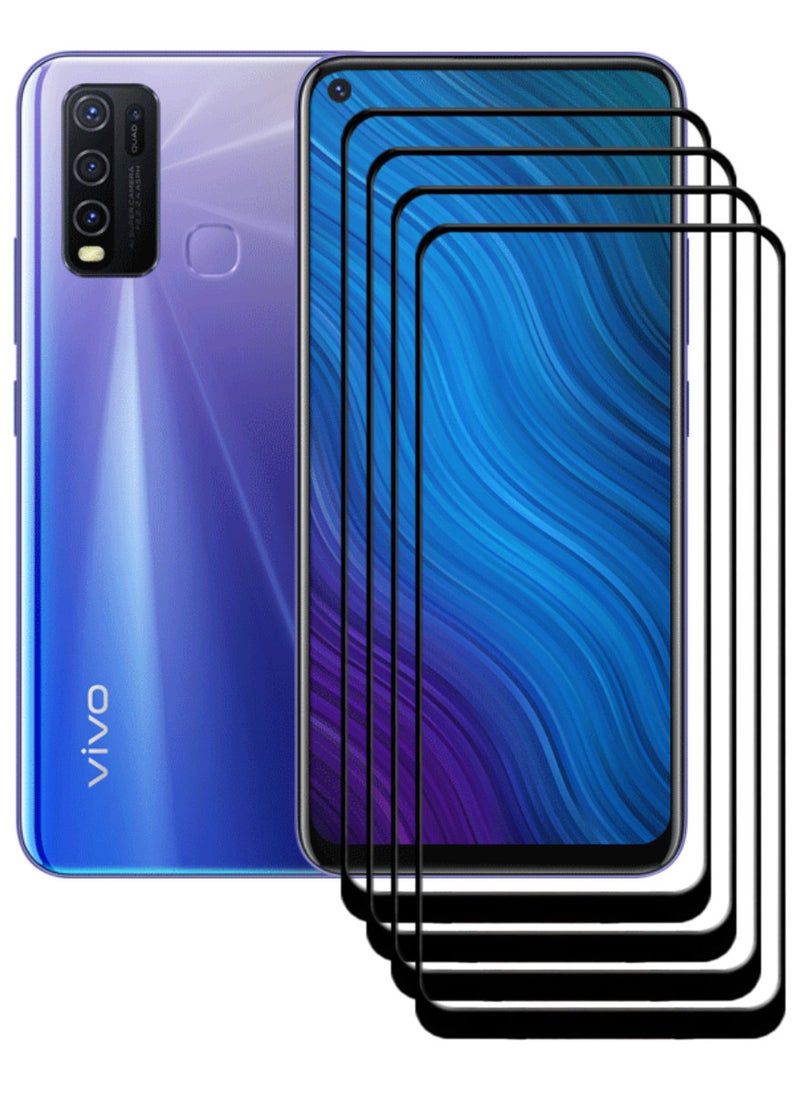 ACLIX 4 Pieces Antistatic ESD Dustproof Premium Quality High Definition Tempered Glass Screen Protector Designed For vivo Y50 - Image 1