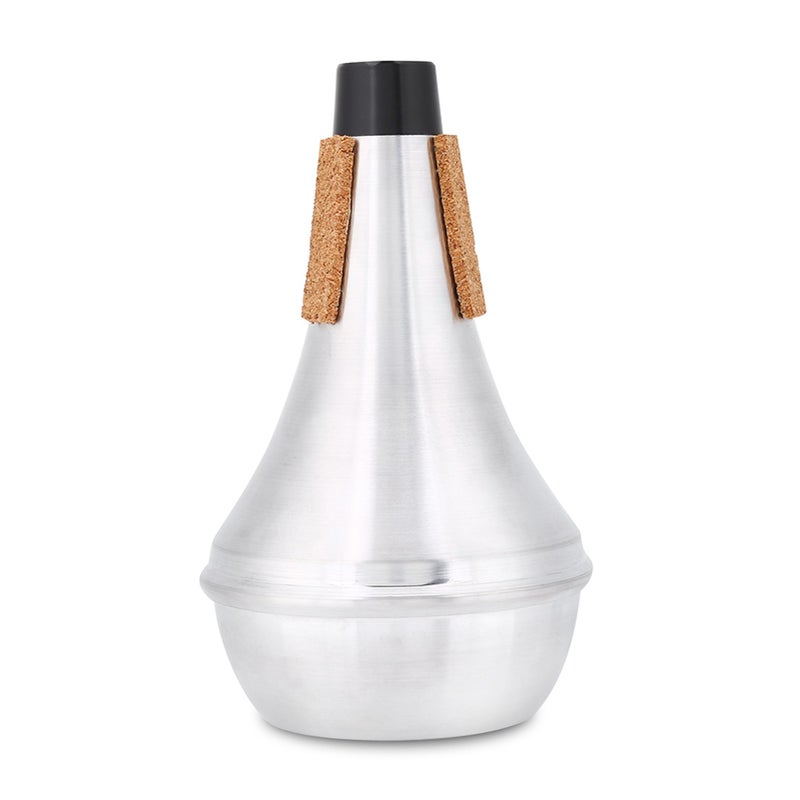 Aluminum Alloy & Cork Strips Practice Trumpet Mute Brasses Musical Instrument Part Accessory - Image 1